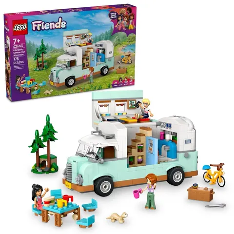 LEGO Friends Friendship Camper Van Adventure Role-Play Building Set 42663