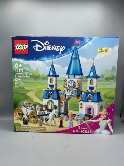 Lego #43275 DISNEY Cinderella's Castle & Horse Carriage Building Toy (READ)