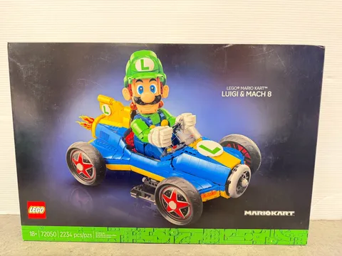 NEW SEALED Lego Super Mario Mario Kart Luigi & Mach 8 72050
