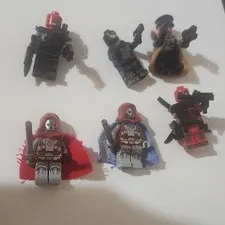 Custom LEGO Marvel Minifigures Lot of 6 w/ Accessories