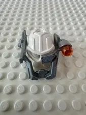 LEGO Hero Factory Helmet White 92208 and Face Shield Flat Silver 92203 Set 2063