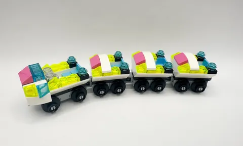Lego Friends Amusement Park Rollercoaster From Set #41130
