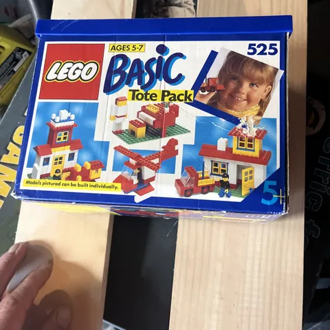 Vintage Lego Basic Tote Pack Box 525 EMPTY BOX 1990