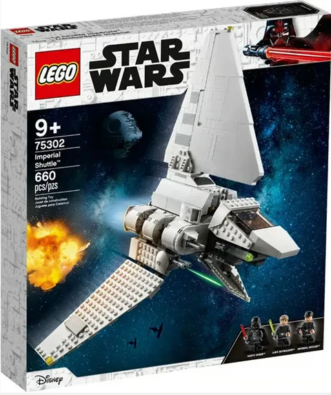 LEGO 75302 STAR WARS Darth Vader Imperial Shuttle 660 Pieces Sealed NIB Retired