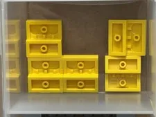 LEGO Parts - Yellow Slope, Curved 2 x 2 x 2/3 - No 15068 - QTY 5