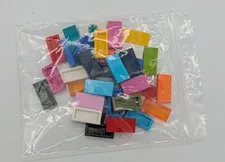 LEGO 1x2 tiles (25+ pieces) various color Brick lot