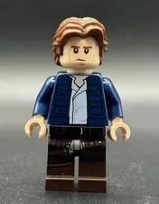 LEGO Star Wars Han Solo Minifigure with Dark Blue Jacket (75243)