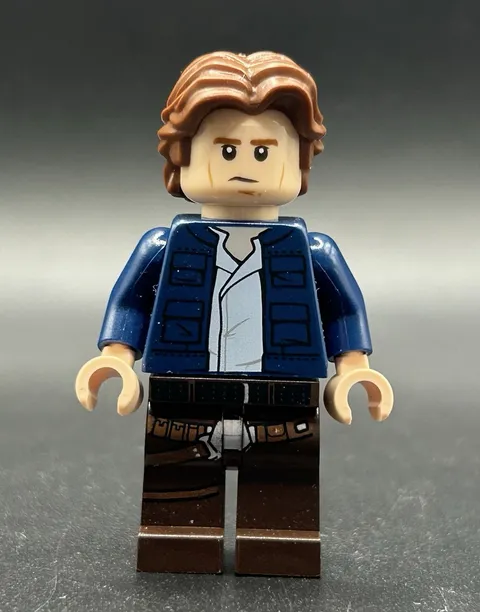 LEGO Star Wars Han Solo Minifigure with Dark Blue Jacket (75243)