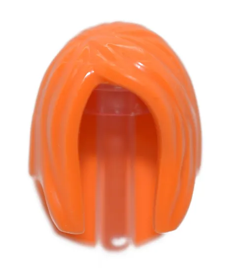 LEGO Orange Minifigure Hair Female Long Straight rare 2019 BaM 12890 6263743