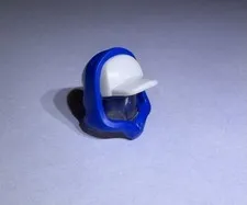 Lego Minifigure Hoodie Hood Hat Bright Blue White City No 96 