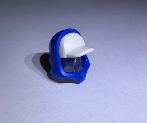 Lego Minifigure Hoodie Hood Hat Bright Blue White City No 96 