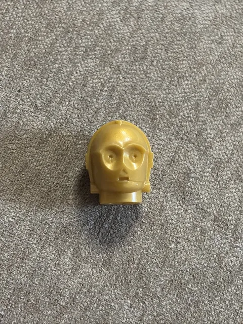 LEGO - Head Modified - Star Wars - C-3PO protocol Pearl Gold