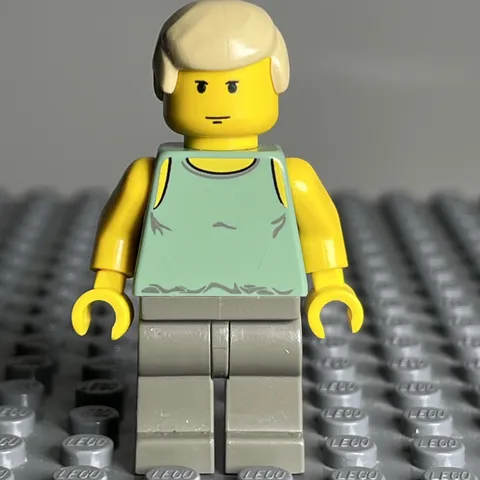 LEGO Star Wars Minifigure - Luke Skywalker Dagobah sw0106 - 3D