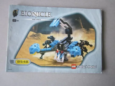 Lego Building Instructions Instruction Bionicle 8548 Nui Jaga
