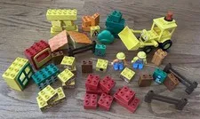 Lego Duplo Bob the Builder figures Scoop vehicle pieces