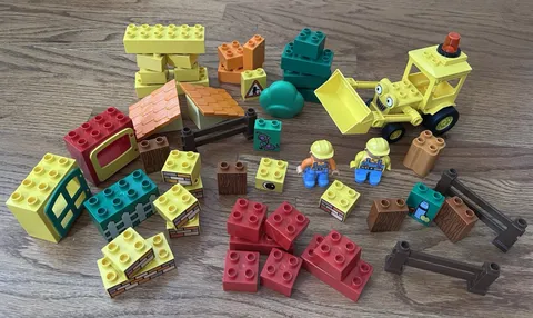 Lego Duplo Bob the Builder figures Scoop vehicle pieces