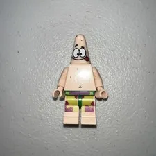 Lego Spongebob Patrick Star Minifigure Tongue Out 3833 Krusty Krab Bob022