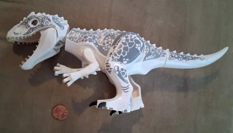 LEGO Jurassic World INDOMINUS REX White Dinosaur 2014 From 75919 AUTHENTIC Figur