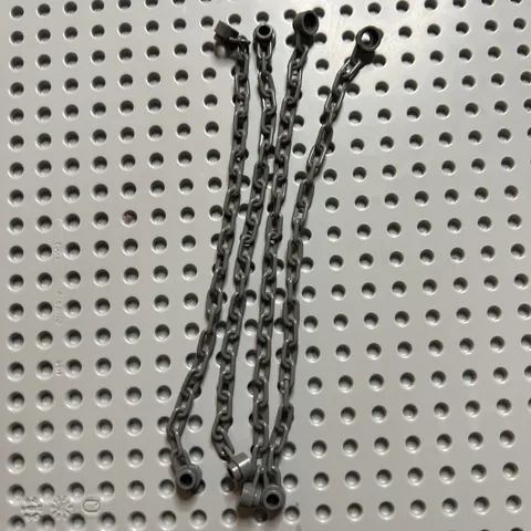LEGO 30104 Ninjago Dark Bluish Gray Chain 21 Links 16-17L Rise Of The Snakes x4