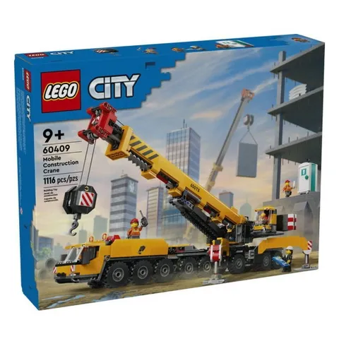 LEGO CITY Yellow Mobile Construction Crane 60409 Set- New Factory Sealed Retired