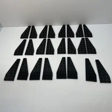 LEGO Parts - Black Wedge, Plate 8 x 3 Pentagonal Left & Right 50305 50304 Lot