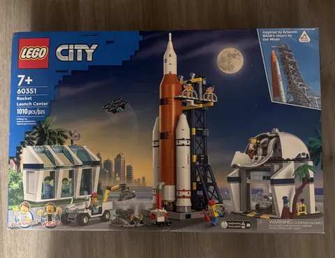 LEGO City Rocket Launch Center 60351 Building Kit; NASA-Inspired Space Toy for K