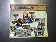 2014 LEGO 21116 Minecraft Crafting Box Manual Booklet Only  Used Condition