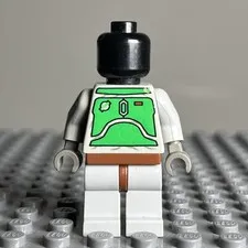 LEGO Star Wars Boba Fett Minifigure Bluish Grays 6209 6210 sw0002a 2006 - 3F