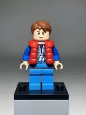 LEGO Marty McFly Minifigure 77256 Back To The Future Speed Champions NEW