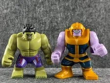 LEGO Retired Marvel Hulk SH0173 Thanos SH0504 Big Figures Avengers Infinity War
