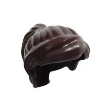 LEGO Dark Brown Minifigure, Hair Female Ponytail and Swept Sideways  inv.630