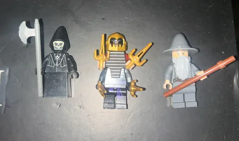 Random Lego Mini-figure Lot Of 3, Gandolf The Gray, Harry Potter Character Etc!