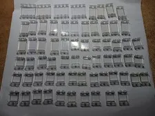 LEGO BULK LOT OF 66 TRANS CLEAR WALL WINDOW PANELS 1X2X2 1X2X3 1X4X3