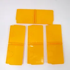 LEGO Storage Case Divider Panels Orange Replacement #759532 Lot of 4