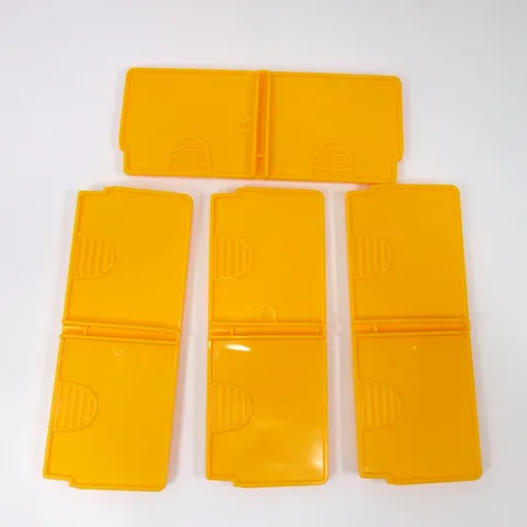 LEGO Storage Case Divider Panels Orange Replacement #759532 Lot of 4