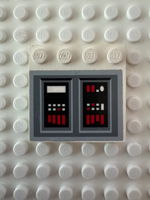 LEGO Tile, Modified 4x4 SW Imperial Star Destroyer Control Panel 6179pb023L