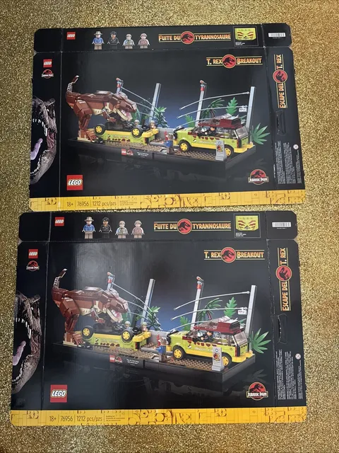 BOX ONLY Lego Jurassic Park T Rex Breakout Diorama 76956 BOX ONLY 2 Available