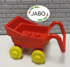 (E5/25) LEGO Fabuland fabad3c02 Pushchair Red 3667
