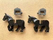 Lego Lord of the Rings 9472 Attack on Weathertop  Ringwraith Horses with Saddles