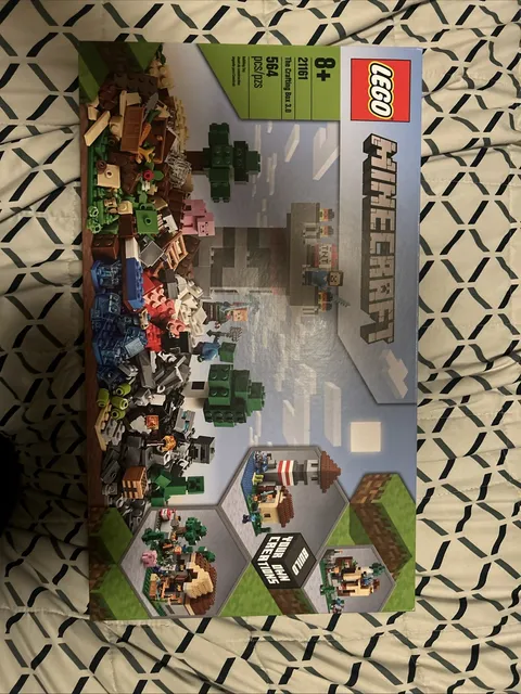 LEGO Minecraft 21161 The Crafting Box 3.0 8+ 564pcs New Factory Sealed 