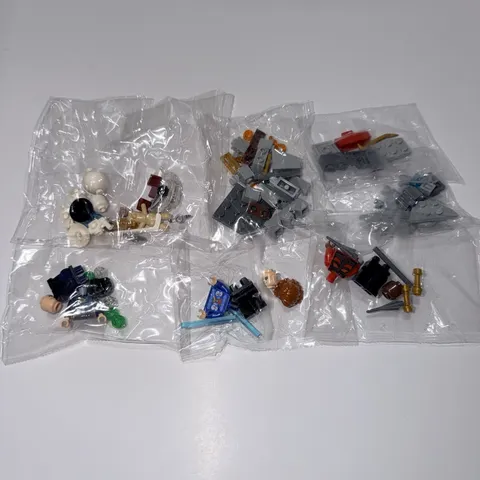 Lot of (8) Factory-Sealed LEGO Marvel Avengers Advent Calendar Minfig Packs