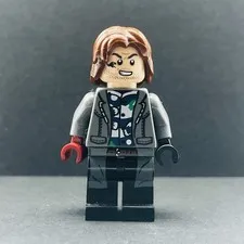Lego Minifigure Rainn Delacourt - Dark Blue and White Shirt jw077 Jurassic World