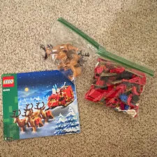LEGO 40499 Santa's Sleigh Instructions Manual & Parts Lot 343pcs Polybag