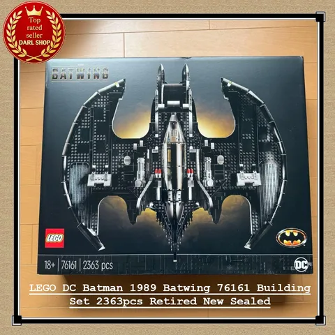 LEGO DC Batman 1989 Batwing 76161 Building Set 2363pcs Retired New Sealed