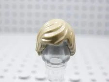 LEGO Dark Tan Hair Minifig Swept Minifig AC