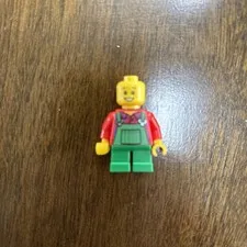 LEGO Farmer Farm Overalls Deere Green Minifigure Mini Figure