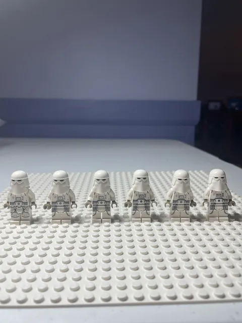 LEGO Star Wars Imperial Snowtrooper Minifigure Lot of 6 Hoth 75320