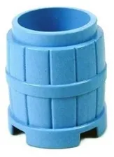 Lego 4579 RACERS Minifig BARREL Container Medium Blue 2 x 2 x 2 Part 2489 D953