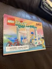 VTG Lego System 6402 Paradisa Sidewalk Cafe Instruction Manual Booklet Only 1994