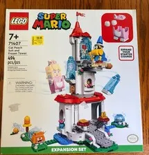 LEGO Super Mario: Cat Peach Suit and Frozen Tower (71407) NIB w/ Shelf Wear